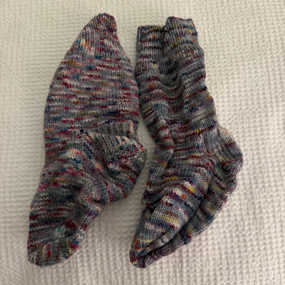 Multicolor Knit Socks